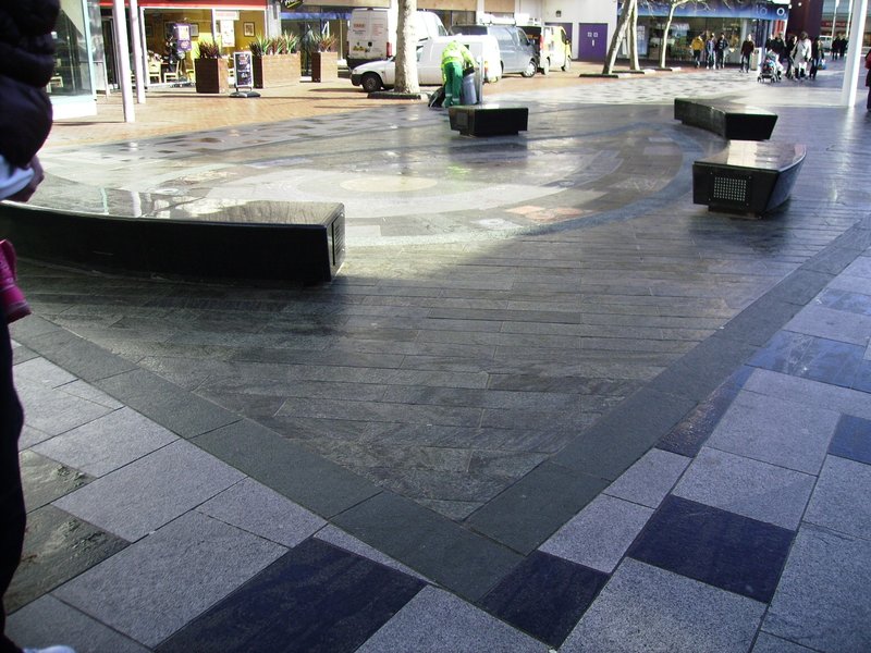 Granite paving